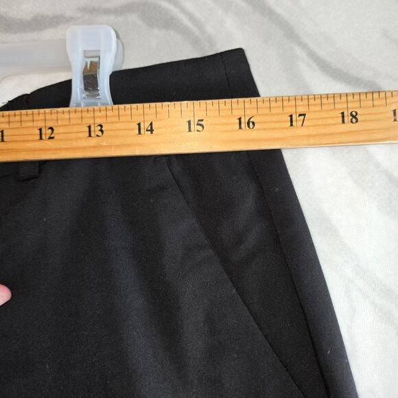 Apt 9 Torie Straight Mid Rise Women's Size 8 Long Black Pants - Picture 5 of 10